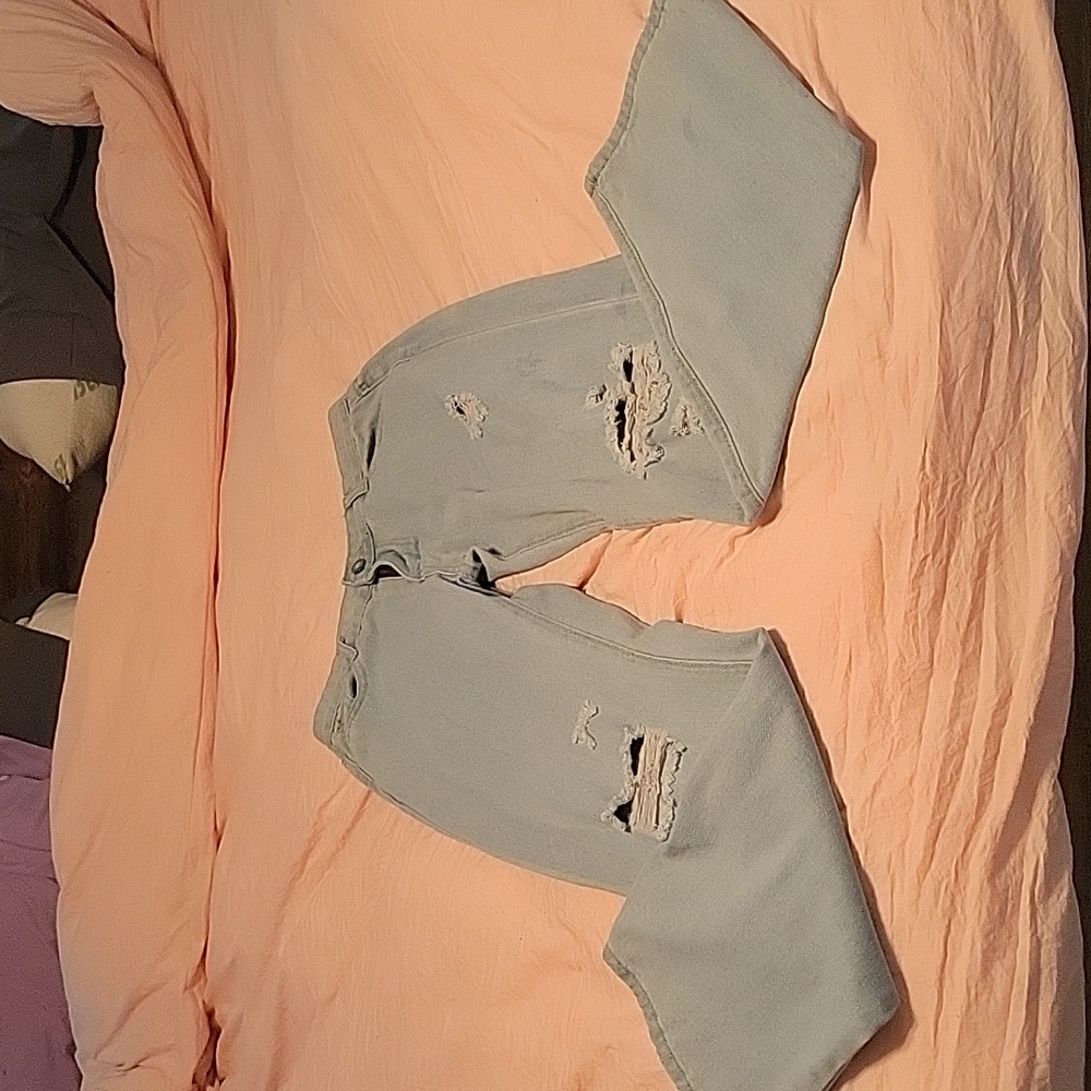 Wide leg jeans